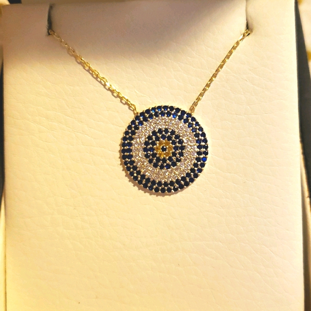 Ladies Evil eye/Hemsa Necklace